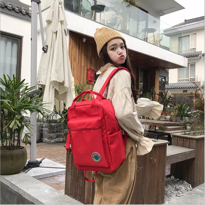 Женский водонепроницаемый рюкзак Холщовый Рюкзак Mochila Escolar для ноутбука школьные