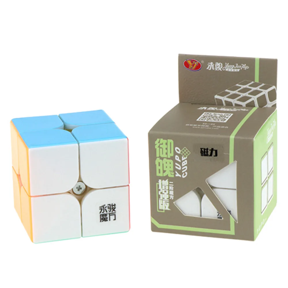 YJ Yupo 2x2x2 волшебный куб Улучшенный волшебный куб магнитный скоростной куб