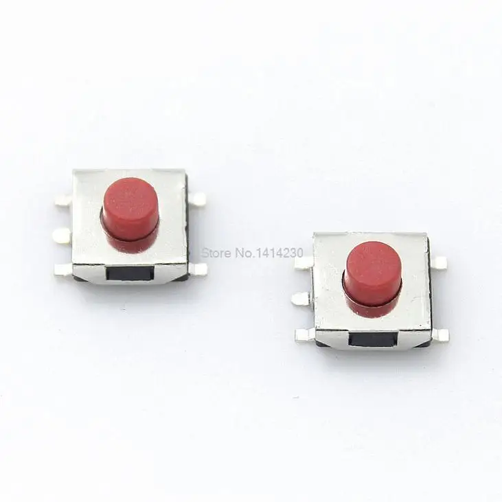 100 шт. 6*6*3 1 мм 6X6X3.1H 5 контактный SMD сенсорный микропереключатель
