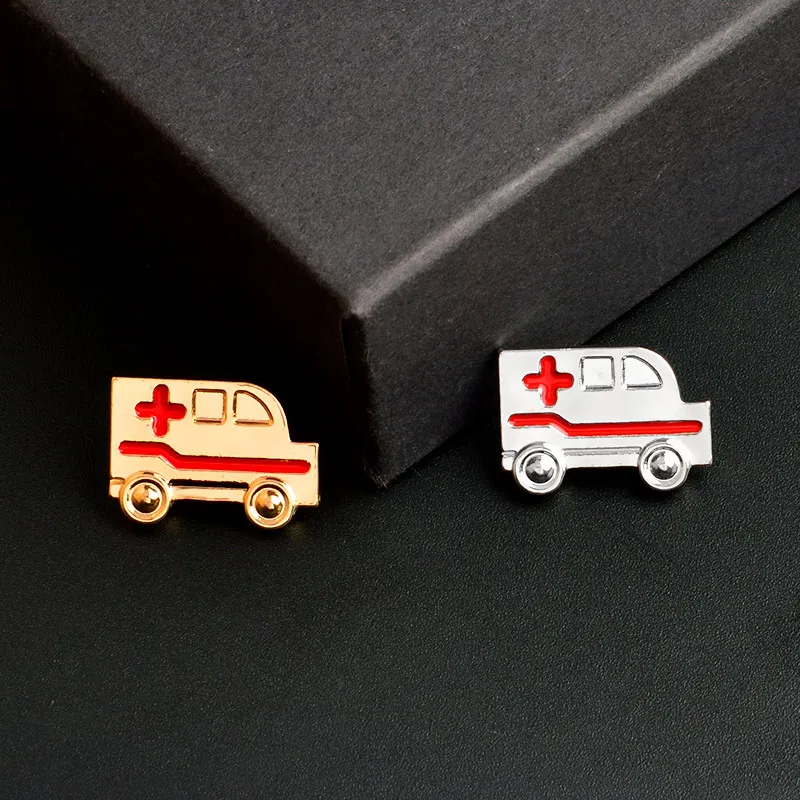 Брошь скорой помощи, Красный Крест, булавки, золото, серебро, медицинские украшения для доктора медсестры, выпускной подарок для студентов-медиков