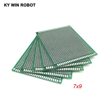 

5pcs 7x9cm 70x90mm Double Side Prototype PCB Universal Printed Circuit Board Protoboard For Arduino