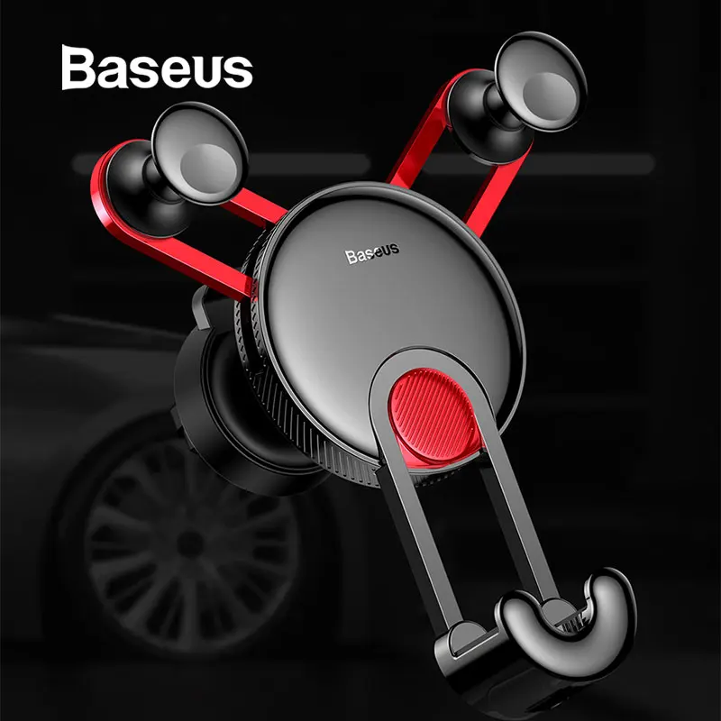 

Baseus Car Phone Holder with USB Cable For iPhone X 8 7 6 Car Air Outlet Phone Holder Stand for Huawei P20 Xiaomi Redmi Note 7
