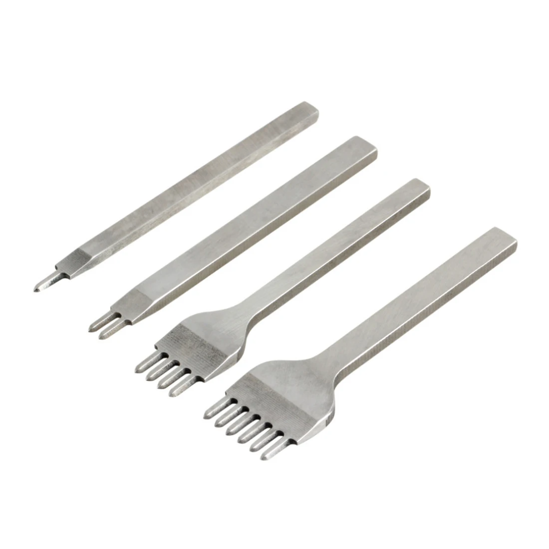 

New 1pc 3mm/0.12" Useful Stainless Steel Rhombus Tooth Chisel Leather Craft DIY Tool Hole Punch High Quality