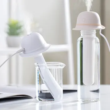 

Portable USB Water Tank Cap Type Hat Humidifier Mist Maker Fogger Ultrasonic Diffuser Night Light Air Humidifier