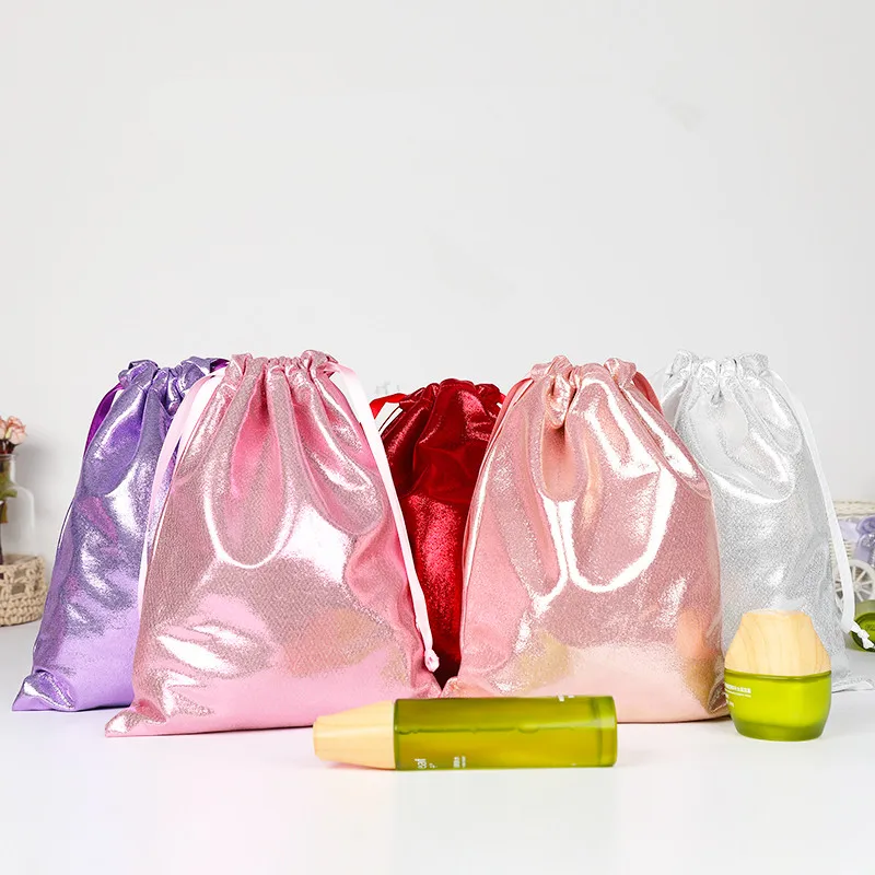Us 1 48 22 Off Soft Pu Leather Sequin Pink Drawstring Pouch Bag Wedding Candy Ng In Bags From Luggage On Us 1 48 22 Off Soft Pu Leather Sequin Pink Drawstring Pouch Bag Wedding Candy Ng In Bags From Luggage On
