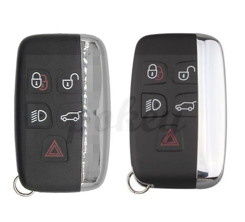 

For Land Rover 5 button Car Key Case Shell Cover Evoque Discovery 4 Rover Evoque For XE XFL et Jaguar Freelander