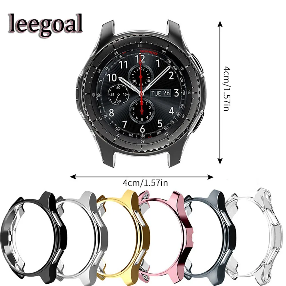 

For Samsung Smart Watch gear s3 Cover TPU Scratchproof Shockproof Drop Case Transparent Cover For Galaxy 46mm Smart Watch