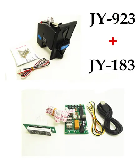 

JY-923 multi coin selector with JY-183 USB timer board, control keyboard, mouse, any USB devices
