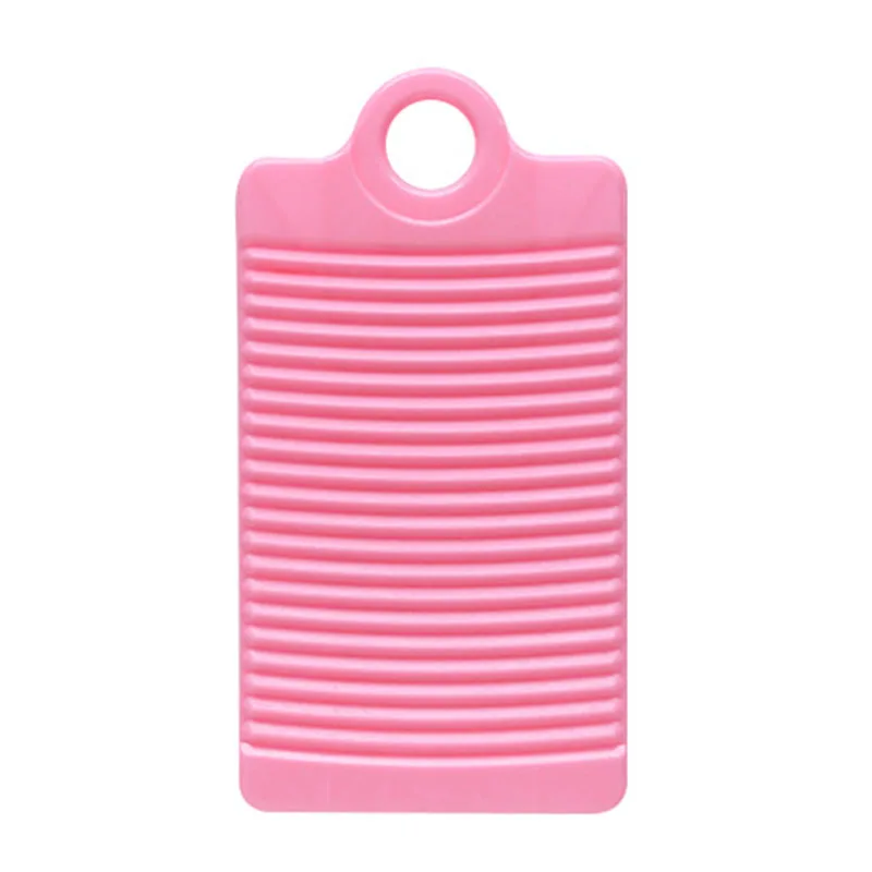 Plastic Washboard Antislip Thicken Washing Board Clothes Cleaning For Laundry-Drop - Цвет: Pink