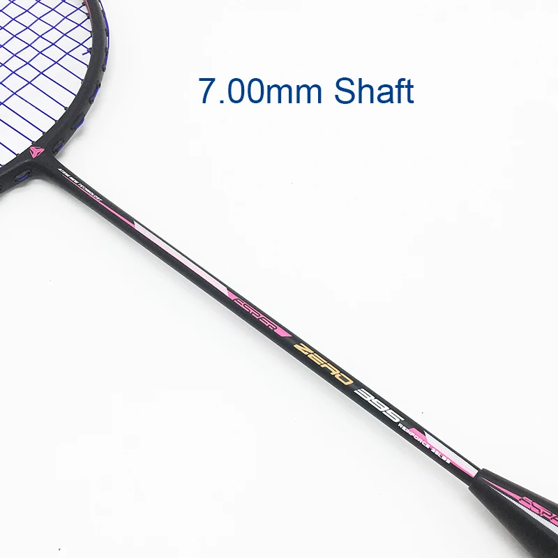 Raqueta de Bádminton de alta calidad Super Luz de fibra de carbono 4U de alta tensión 35lbs raquetas de bádminton con cuerda y regalos