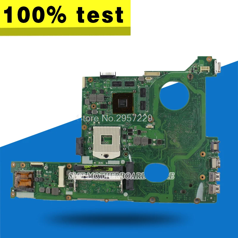 

Original for ASUS N46VZ N46V N46VJ N46VM N46VV N46VB GT650M 2GB motherboard DDR3 Non-integrated fully test ok before shipping