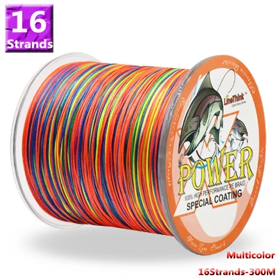 Power Fishing Wire 16 Strands Braided Fish Line 300m 500m 1000m 1500m Super Stro