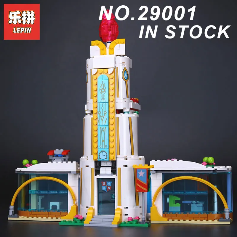 

Lepin 29001 712Pcs Girl Series The Super Hero High School Set Legoing 41232 Children Educational Building Blocks Brick Toys Gift