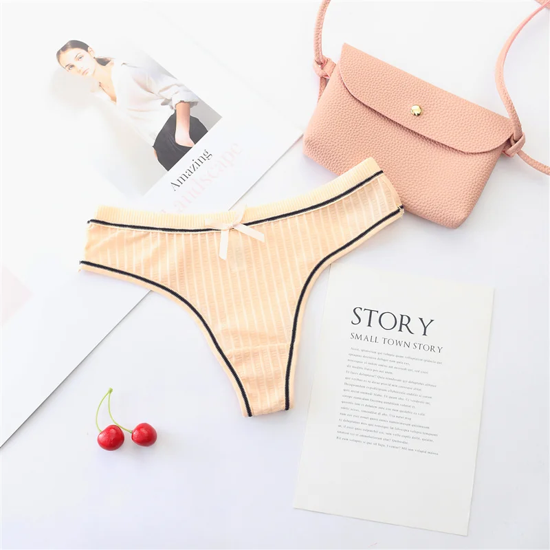 Breathable Women Briefs Womens Low Rise Cute Underwear Plus Size Panties Women Soft Cotton Crotch Panties Thong For Women 29 (9)