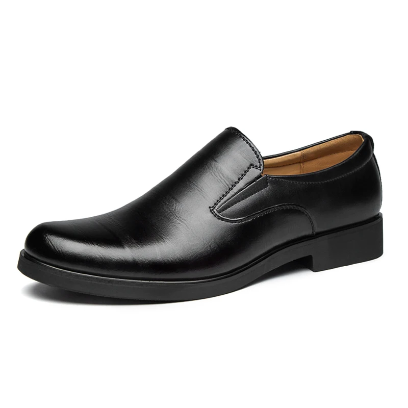 DXKZMCM/официальная обувь; Мужские модельные туфли с круглым носком; мужские кожаные туфли-оксфорды; модная модельная обувь