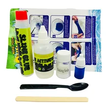 Fluffy Floam Slime Kit Make Playdough Crystal Mud Making Kit Polymer Clay for Baby Gifts Children Educational Clay Toy