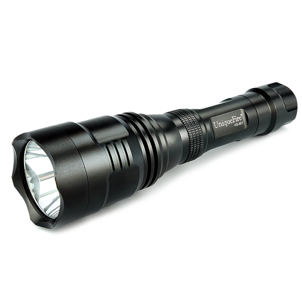 

UniqueFire HS-801 XML T6 Super Bright LED Flashlight 1200 Lumens Power By 10W White Light Lamp Torch