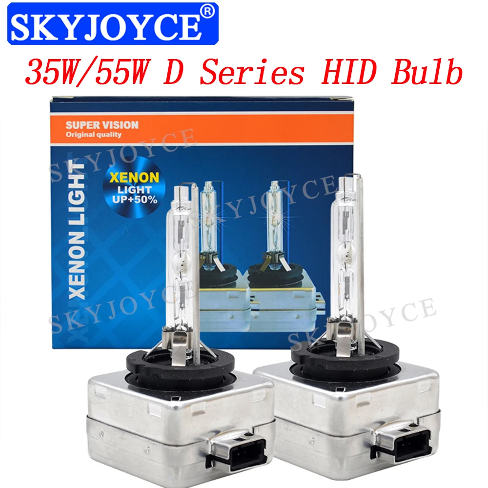 2021 Новинка SKYJOYCE 35 Вт 55 D1S HID лампа 4300K 6000K D3S 5000K 8000K D2S D4S D1R D3R D4R D2R лампа|Передние