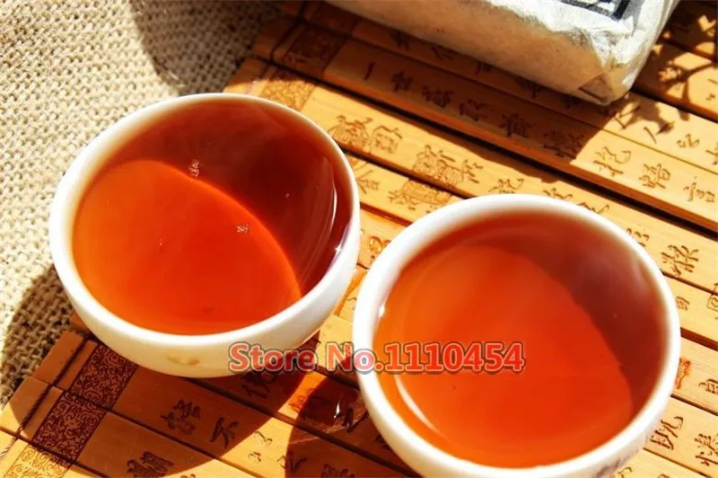  25 years old Puer tea health care pu er tea pu erh compressed pu'er brick Puerh Yunnan ancient trees fragrant old brick tea 