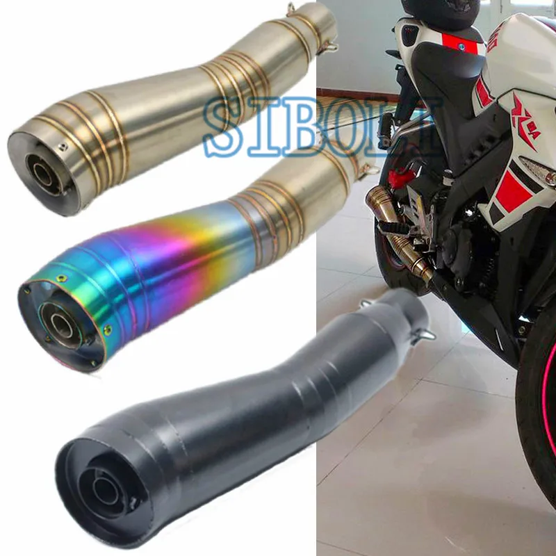 51mm Universal de Escape silenciador Moto GP de Slip-On con DB asesino silenciador Motocross escapar Moto para Kawasaki ER6N AK164