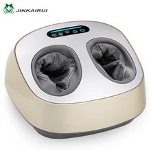 JinKaiRui Electric Vibrator Foot Massager Health Care Massage Infrared Heating Therapy Shiatsu Kneading Air Pressure Machine