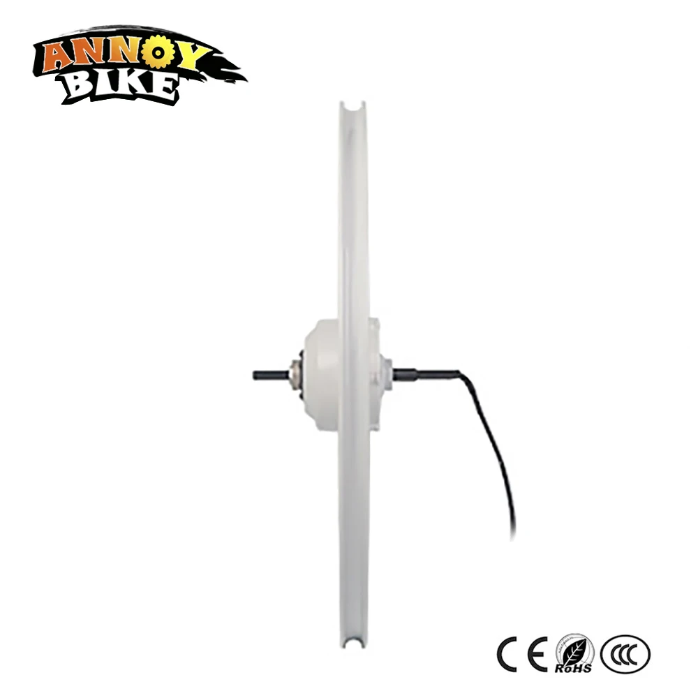 US $180.08 26 inch BLDC Hub Motor Wheel with Front Wheel 250W 36V Magnesium Alloy Wheel Black and White Suitable for Electric Bike