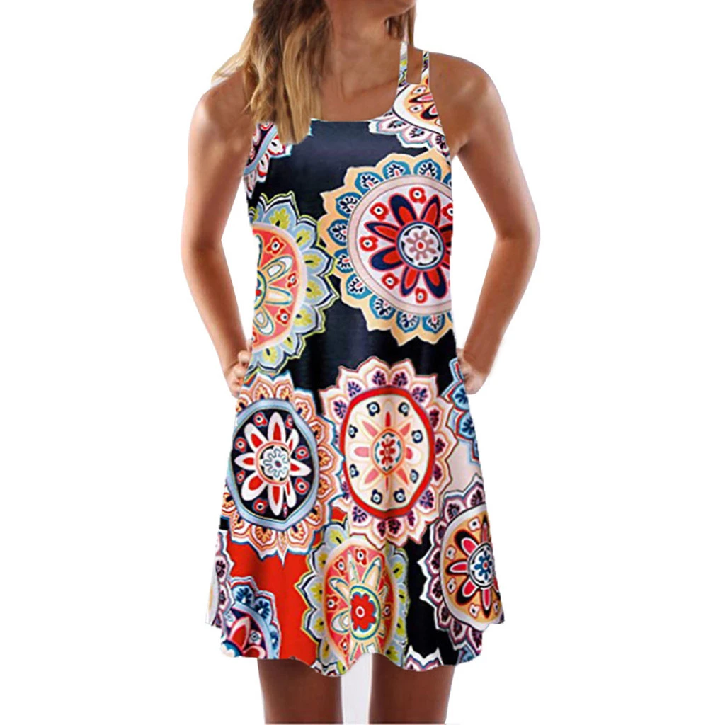 womens summer sleeveless dresses
