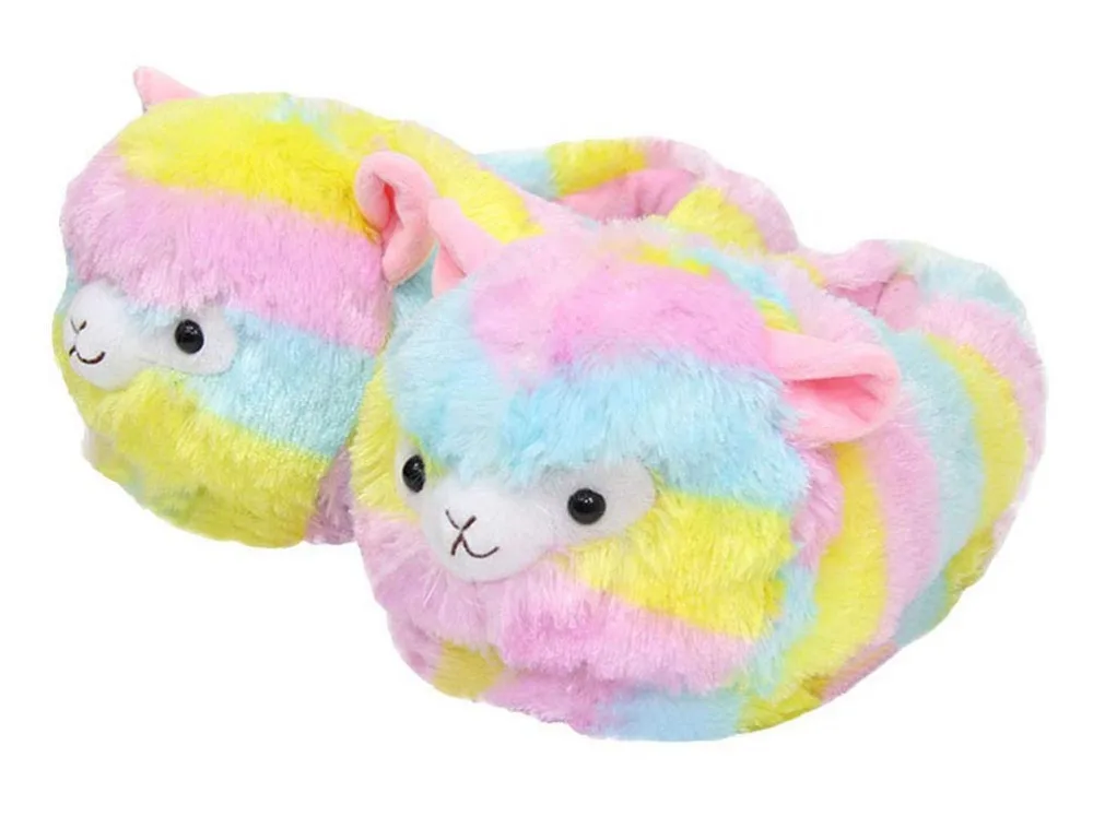 llama slippers womens