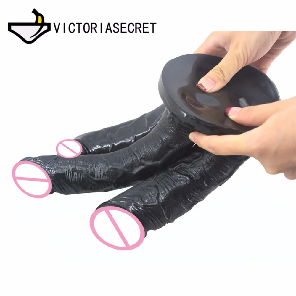 Three Heads Penis Big Dildo For Woman Realistic Vagina Masturbation Cock Penis Adults Toys Anal Butt Toys For Woman Erotic Goods