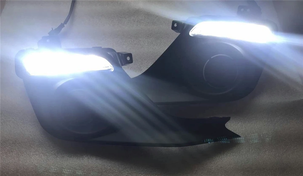 CSCSNL 2 шт. для Suzuki Swift 2017 2018 2019 12 В ABS чехол противотуманной фары DRL дневные ходовые