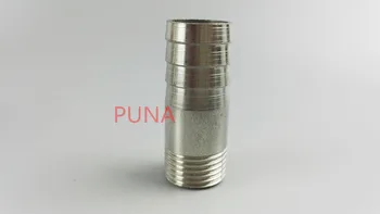 

Free shipping 20MM OD Barb Hose Tail x 1/2"BSPT Male Thread Pipe Fitting Connector Stainless Steel SS304 New Good Quality