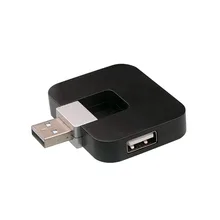 Для компьютера Черный Беспроводной Micro USB 2,0 4-Порты и разъёмы компонентов мульти концентратор разделитель Мощность
