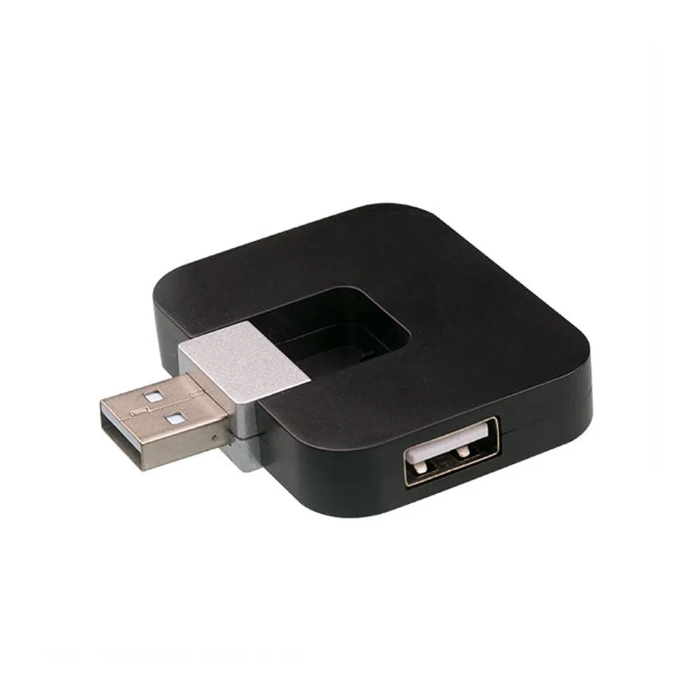 Для компьютера Черный Новый беспроводной микро USB 2 0 4-портовый дистрибьютор