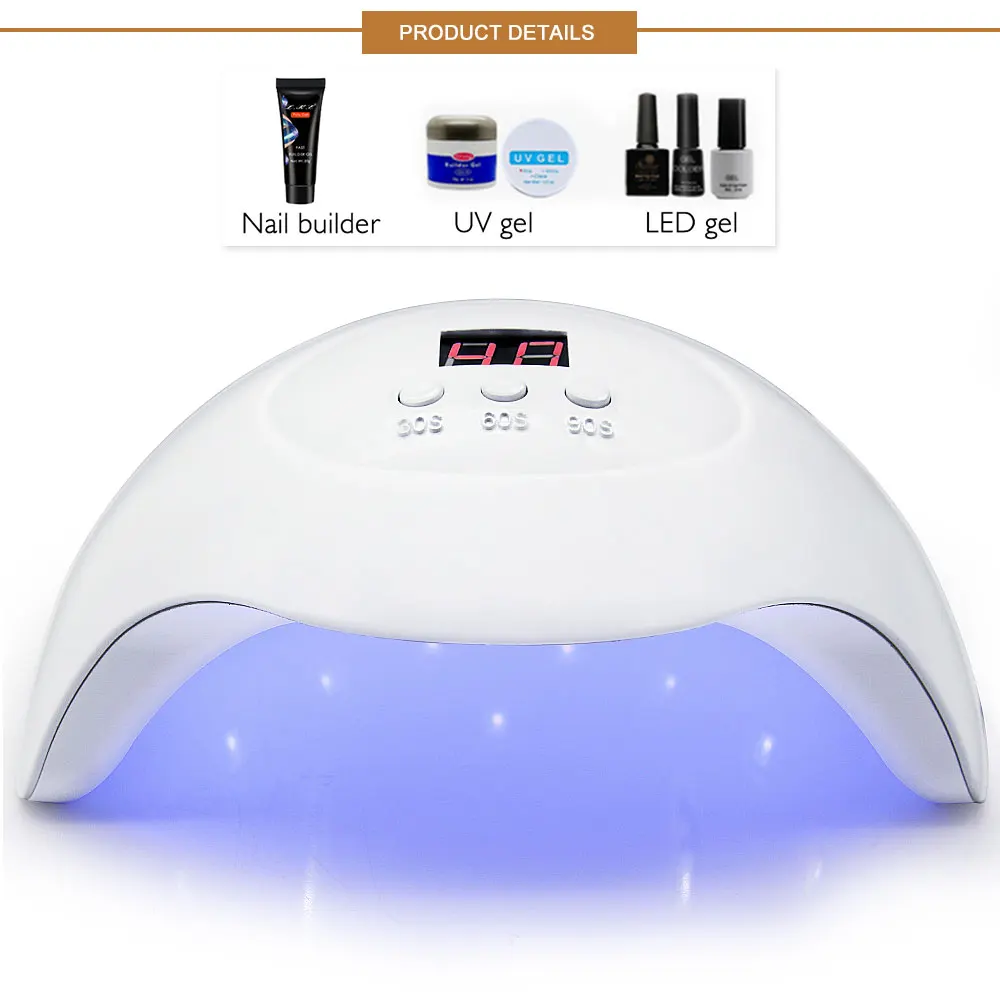 LKE SUN X7 UV LED Nail Lamps For 15 Leds Curing Gel Portable USB Cable With Automatic Sensor 3 Time