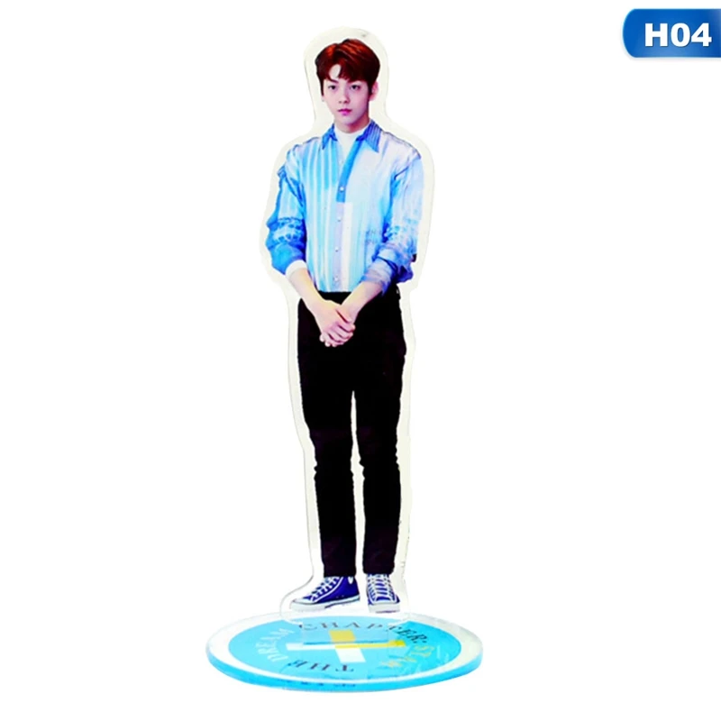 1 шт. K-pop Star TXT фигурка на акриловой подставке коллекция подарочных канцелярских принадлежностей для фанатов - Цвет: 04