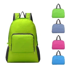 Модная Портативная дорожная сумка для хранения, рюкзаки на молнии, одноцветная нейлоновая задняя Сумка, повседневные дорожные сумки для женщин и мужчин, сумки через плечо, складная сумка