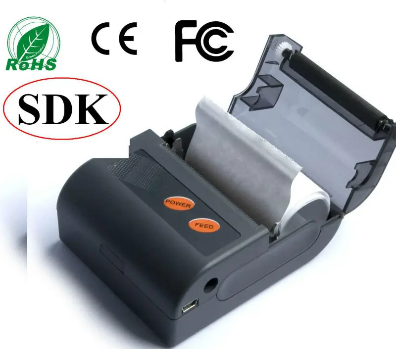 2inch pocket size Wirless bluetooth printer with free SDKin Printers