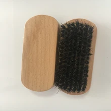 Кисть для макияжа Мужская щетка для бороды натуральная щетина для бритья гребень для Лица Массажная щетка для усов уход за кожей