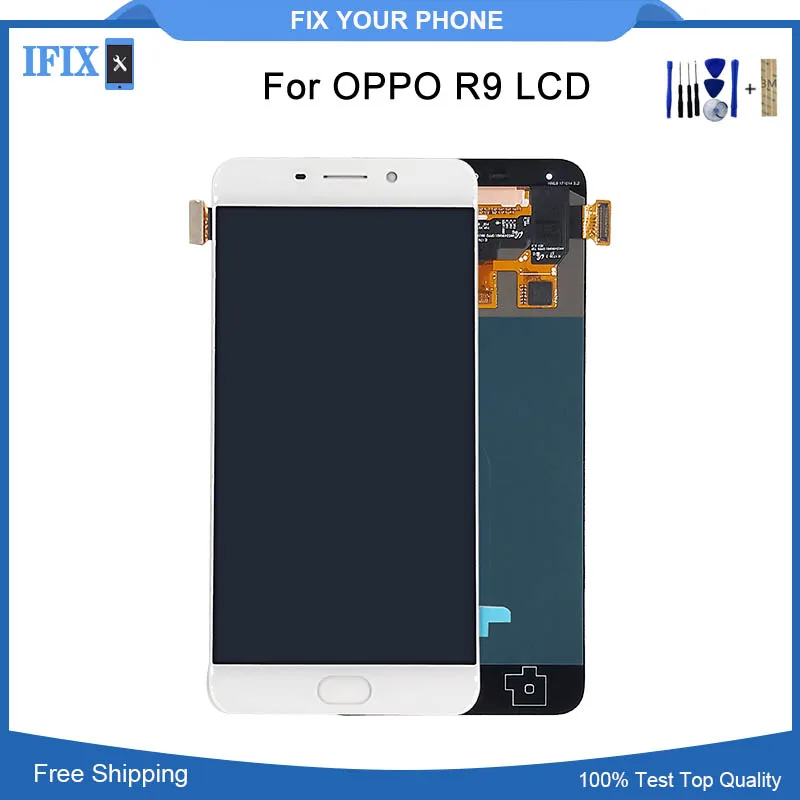 

For OPPO R9 R9m R9tm X9009 LCD Display Touch Screen Panel with Digitizer R9 R9m R9tm X9009 Replacement Parts 5.5 inch