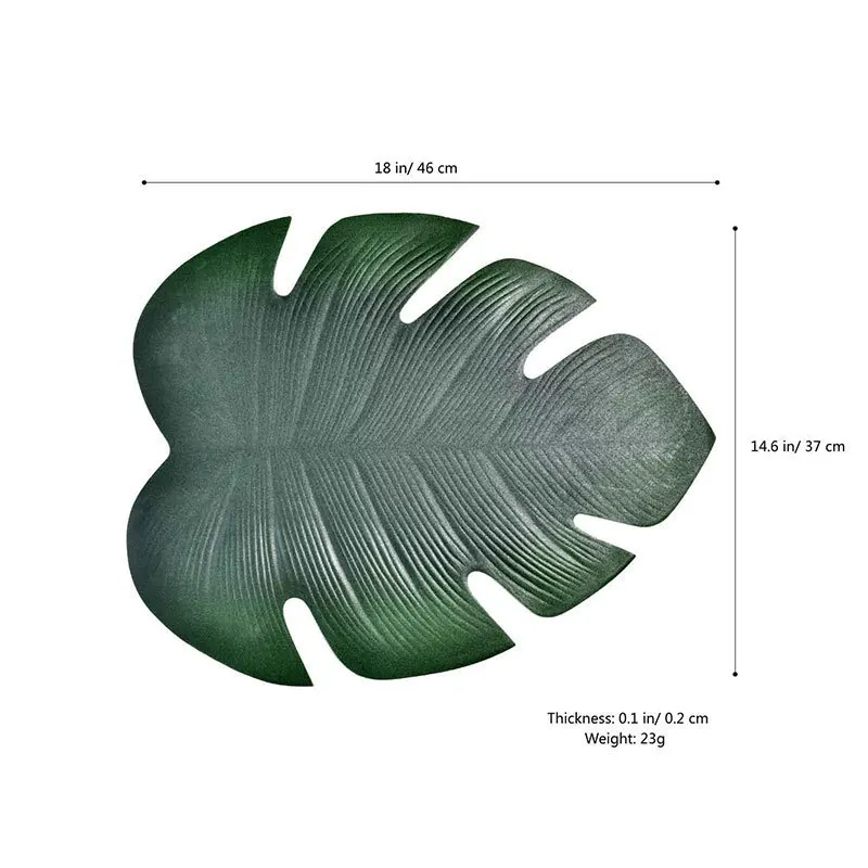 Форма листьев EVA столовый коврик настольный коврик дисковые колодки чаша коврик водонепроницаемые кухонные подносы настольные декоративные коврики