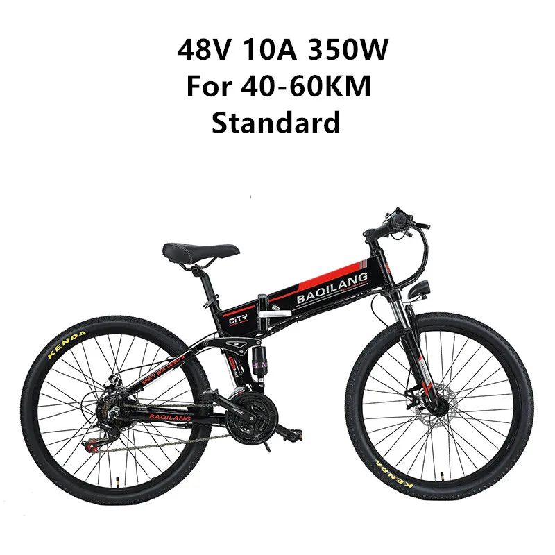 Sale X-front 48V 350W 10 12.8A Lithium Battery Mountain Electric Bike 27 Speed moto Electric Bicycle downhill 26 inch Foldable ebike 1