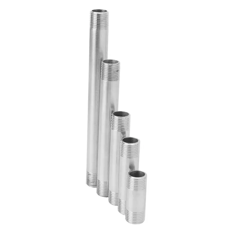 Stainless Steel Shower Rod Extension Tube Extended Bar Pipe Water Pipe Fittings