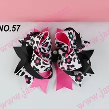 30 шт 4,5 ''двухслойные забавные, для волос банты, бутик заколки для волос Популярные Детские аксессуары для волос