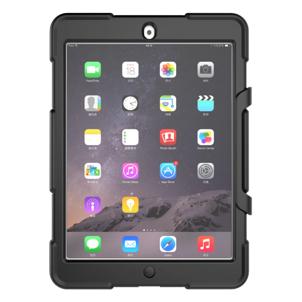 GLF19 Robot Phone Case for iPad BLK (2)