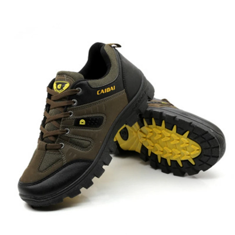 New Style Men Hiking Shoes Lace Up Men Sport Shoes Outdoor Jogging Trekking Sneakers Non-slip Wear-resistant Travel Shoes