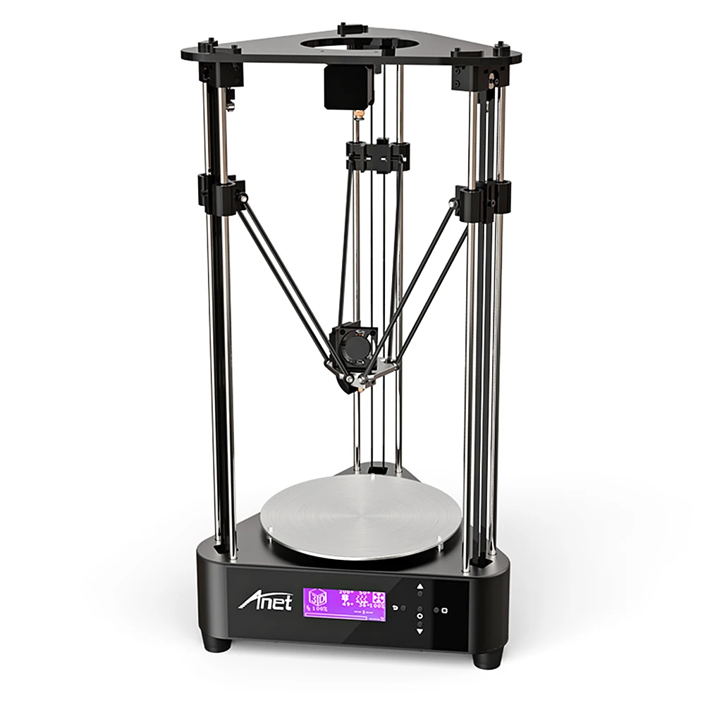 

ANET A4 Fast Installation Aluminium Alloy Delta DIY 3D Printer Kit Support Memory Card Offline Printing