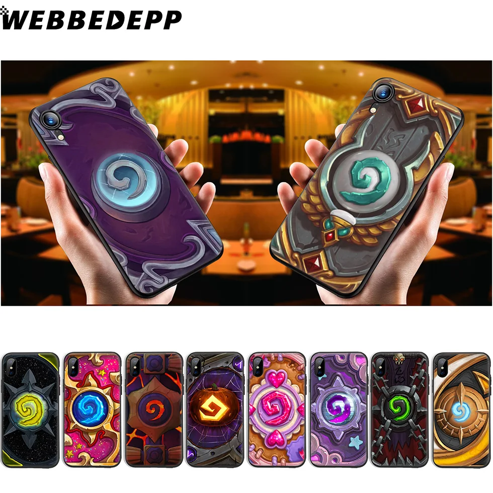 WEBBEDEPP Hearthstone Classic Game Soft Silicone Case for iPhone 11 Pro Xr Xs Max X or 10 8 7 6 6S Plus 5 5S SE |