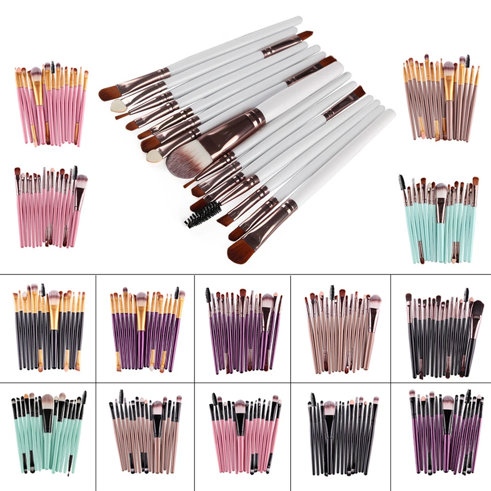 

20pcs Professional Makeup Brushes Set Beauty Contour Brushes Set Make Up Tools Pincel Maquiagem Eyeshadow Makeup Brushes Set