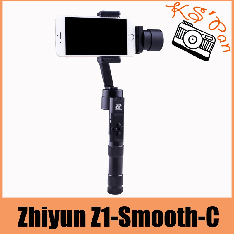 Free EMS DHL Zhiyun Z1-Smooth-C 3 Axis Handheld Stabilizer Brushless Gimbal for iPhone 6 plus Samsu