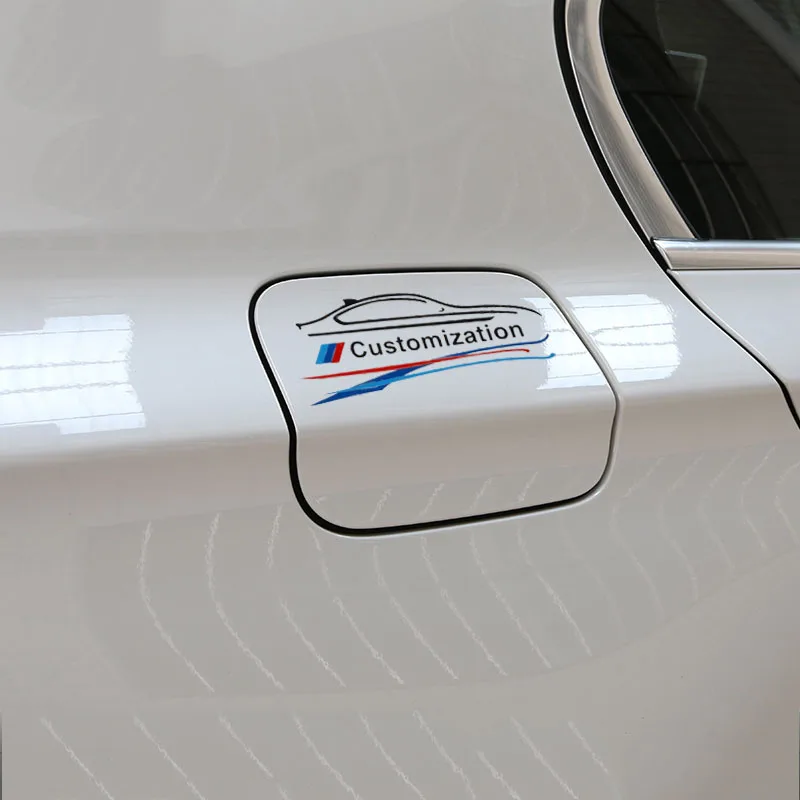 

Reflective M Stripe Customization Fuel Tank Cap Sticker For BMW 1 3 5 Series E46 E39 E90 E60 E36 E87 F30 F10 X5 E53 X6 X1